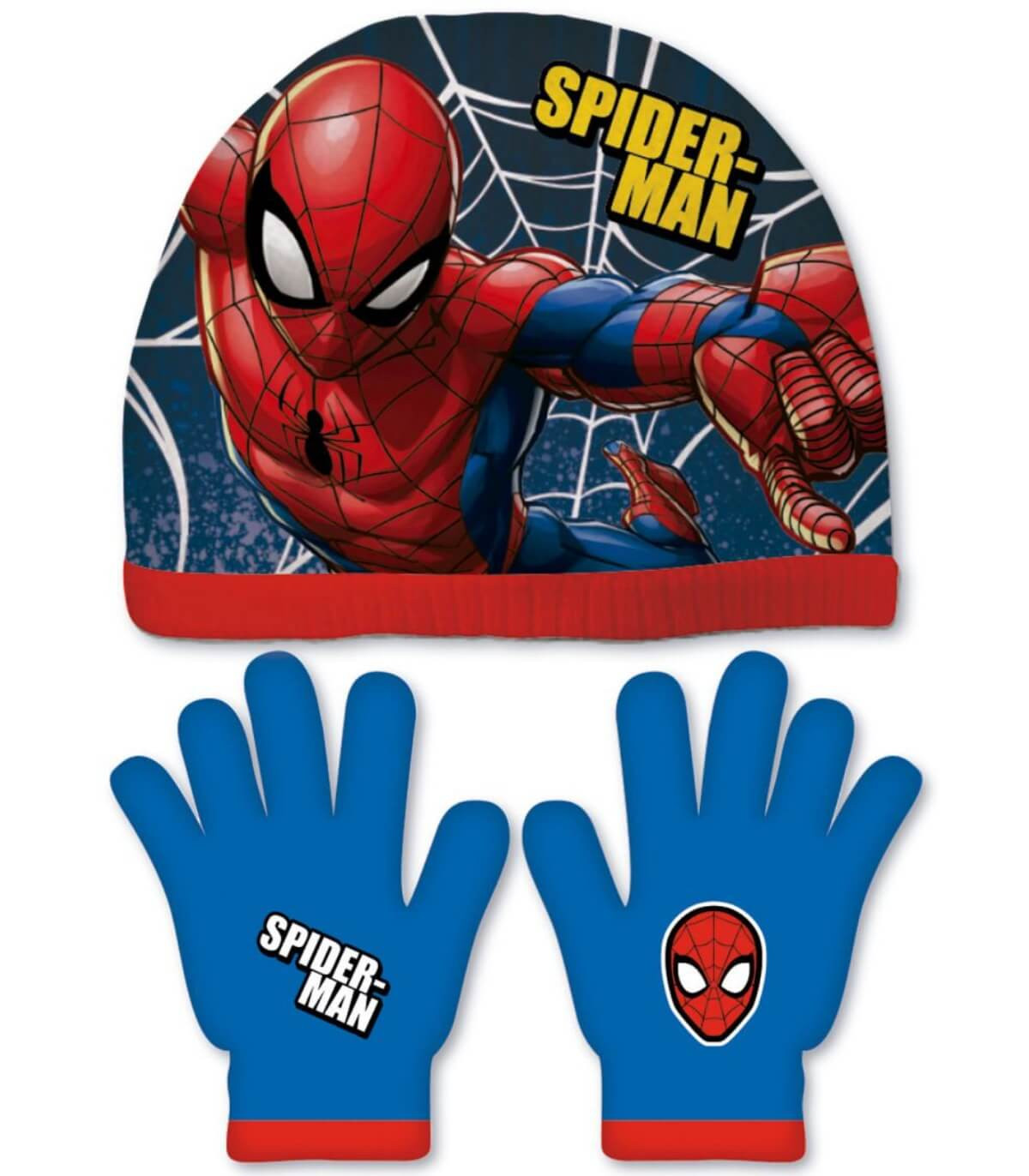 ДЕТСКА ШАПКА 51/54 + РЪКАВИЦИ SPIDERMAN Arditex