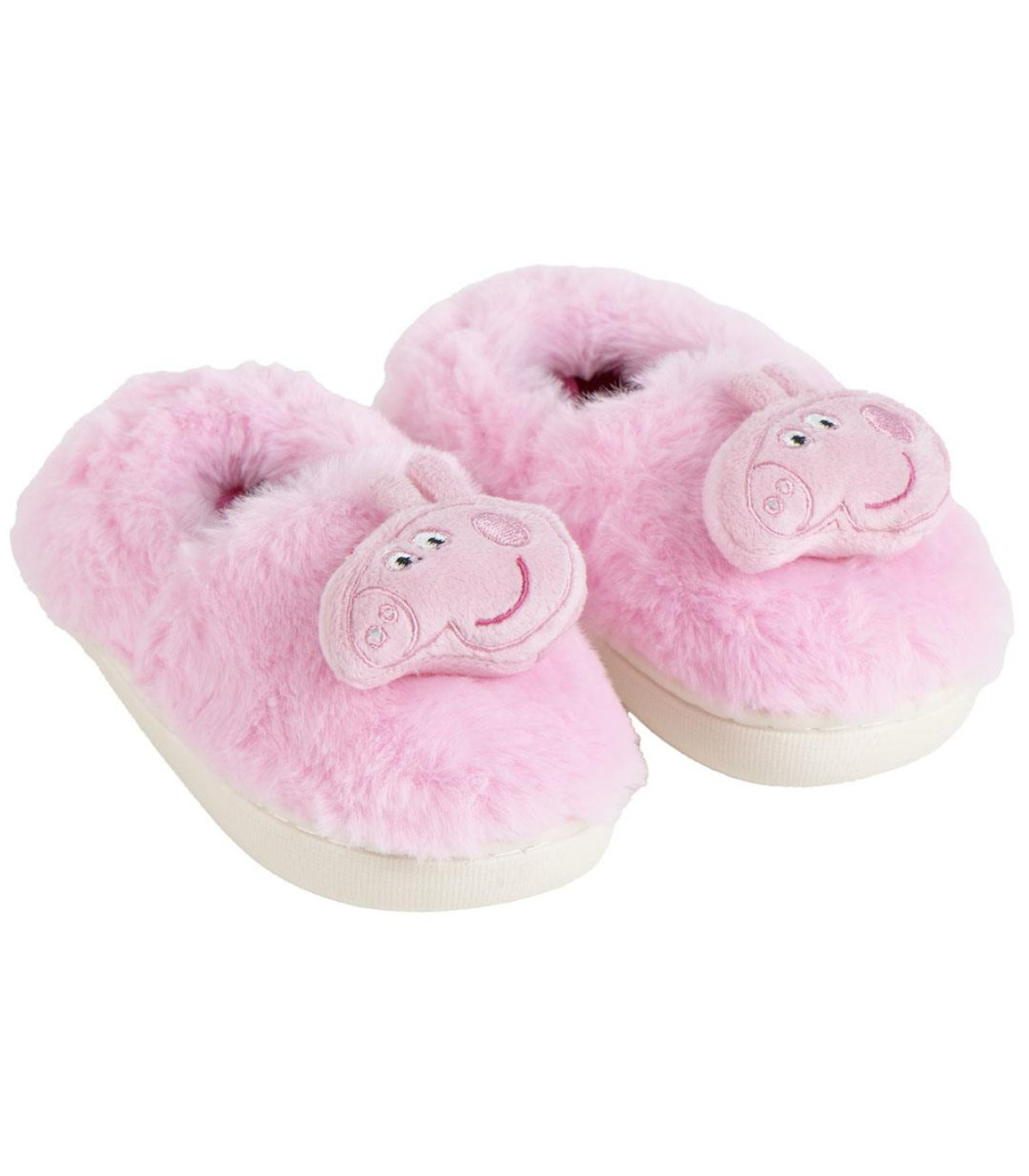 ДЕТСКИ ПЛЮШЕНИ ПАНТОФИ 3D ТВЪРДА ПОДМЕТКА PEPPA PIG 22-29 СЕРИЯ Cerda