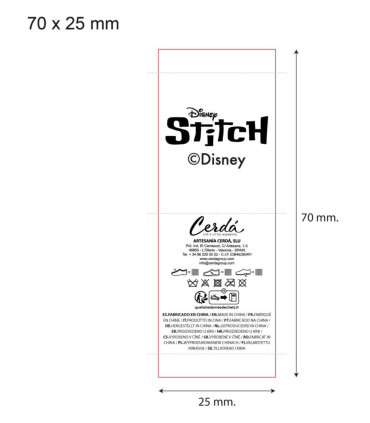 ДЕТСКИ ДОМАШНИ ЧЕХЛИ С БРОДЕРИЯ STITCH 30-37 СЕРИЯ Cerda