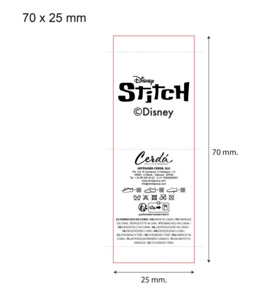 ДЕТСКИ ПЛЮШЕНИ ЧЕХЛИ С БРОДЕРИЯ STITCH 30-37 СЕРИЯ Cerda
