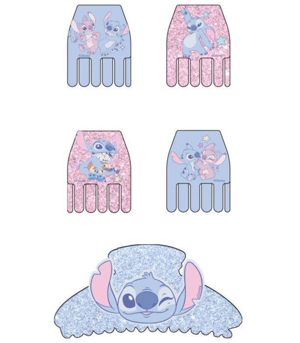 ЩИПКИ ЗА КОСА 5 БР. НА КАРТОН STITCH Cerda