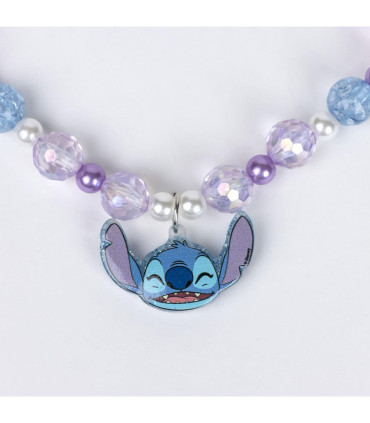 ДИАДЕМА С УШИ, ГРИВНА И КОЛИЕ STITCH СИНЯ Cerda