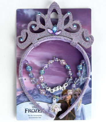 КОРОНА, ГРИВНА И КОЛИЕ FROZEN НА КАРТОН Cerda