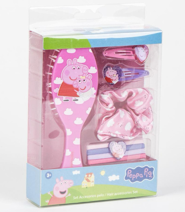 ЧЕТКА С АКСЕСОАРИ ЗА КОСА PEPPA PIG Cerda