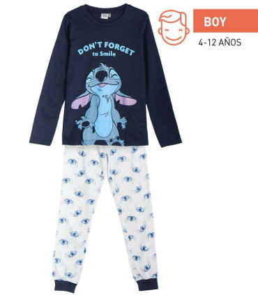 ЗИМНА ДЕТСКА ПИЖАМА 6-14 ГОД. STITCH МОМЧЕ Cerda