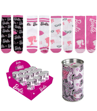 ДЕТСКИ ЧОРАПИ 4 ЧИФТА В БУРКАН 27-38 BARBIE Cerda