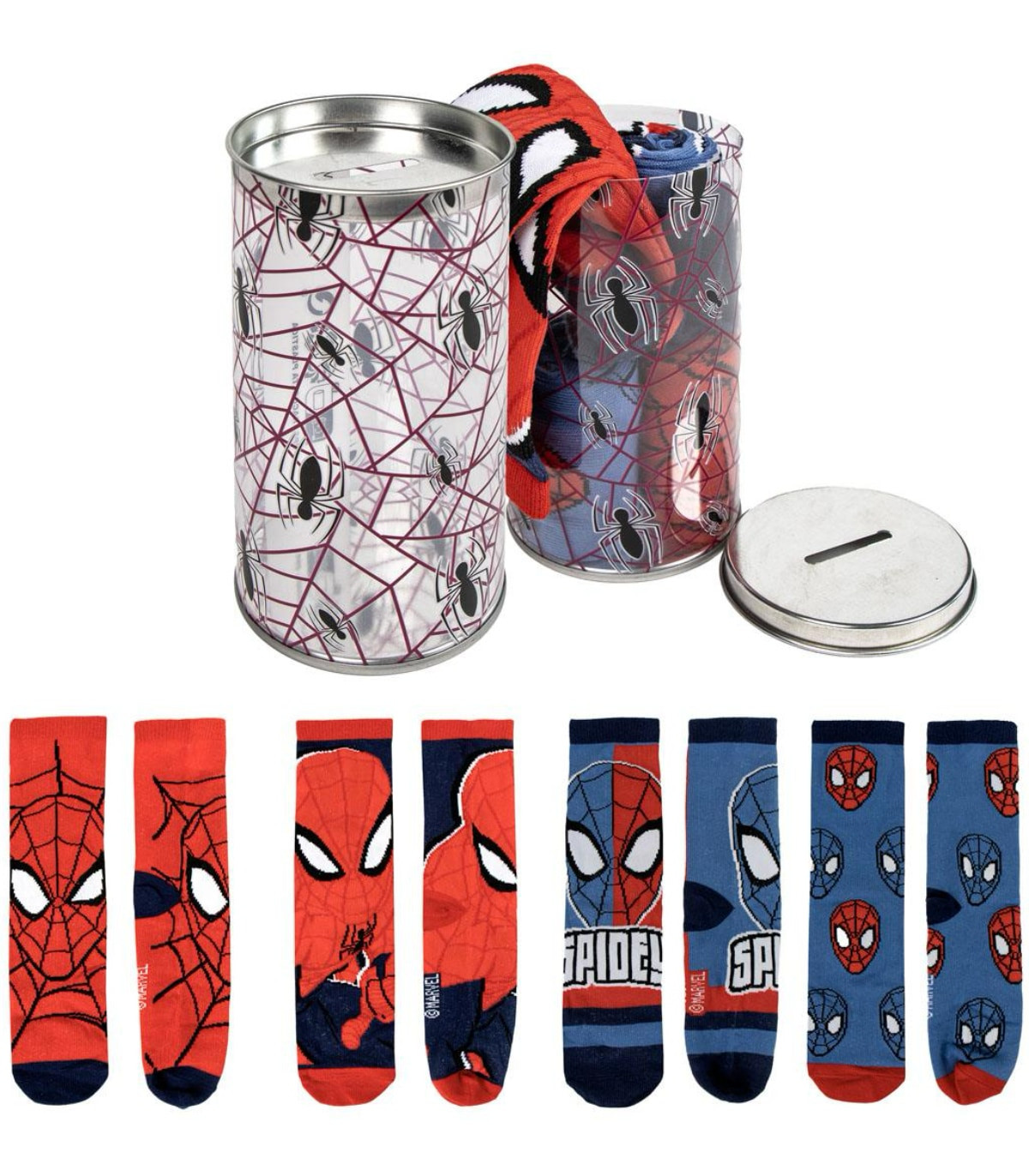 ДЕТСКИ ЧОРАПИ 4 ЧИФТА В БУРКАН 23-34 SPIDERMAN Cerda