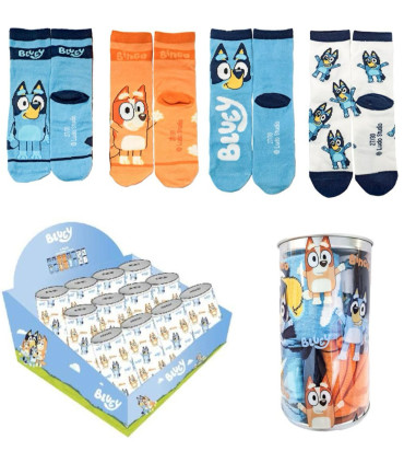 ДЕТСКИ ЧОРАПИ 4 ЧИФТА В БУРКАН 23-30 BLUEY Cerda