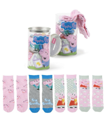 ДЕТСКИ ЧОРАПИ 4 ЧИФТА В БУРКАН 23-30 PEPPA PIG Cerda