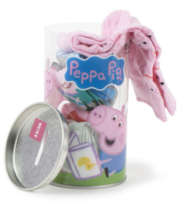 ДЕТСКИ ЧОРАПИ 4 ЧИФТА В БУРКАН 23-30 PEPPA PIG Cerda