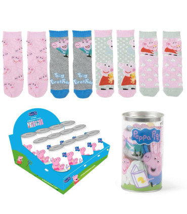 ДЕТСКИ ЧОРАПИ 4 ЧИФТА В БУРКАН 23-30 PEPPA PIG Cerda