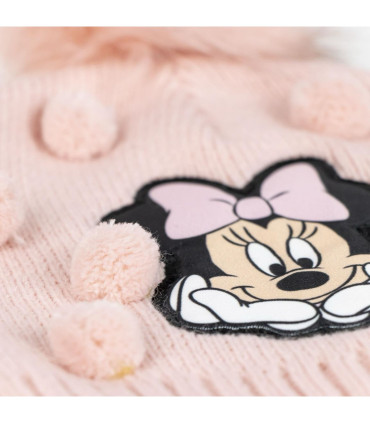 ДЕТСКА ПЛЕТЕНА ШАПКА С ТОПЧЕНЦА MINNIE Cerda